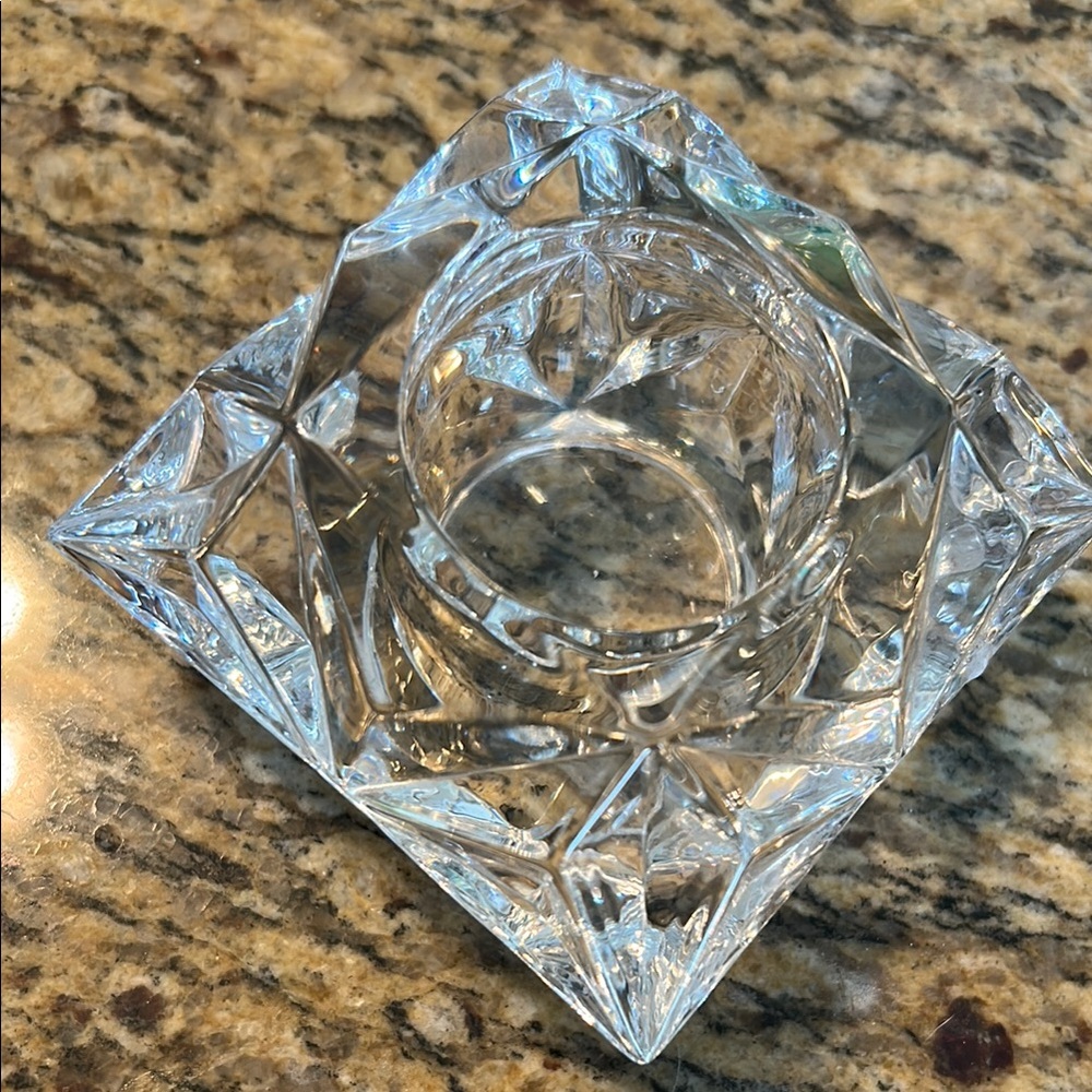 Elegant Crystal Candle Holder